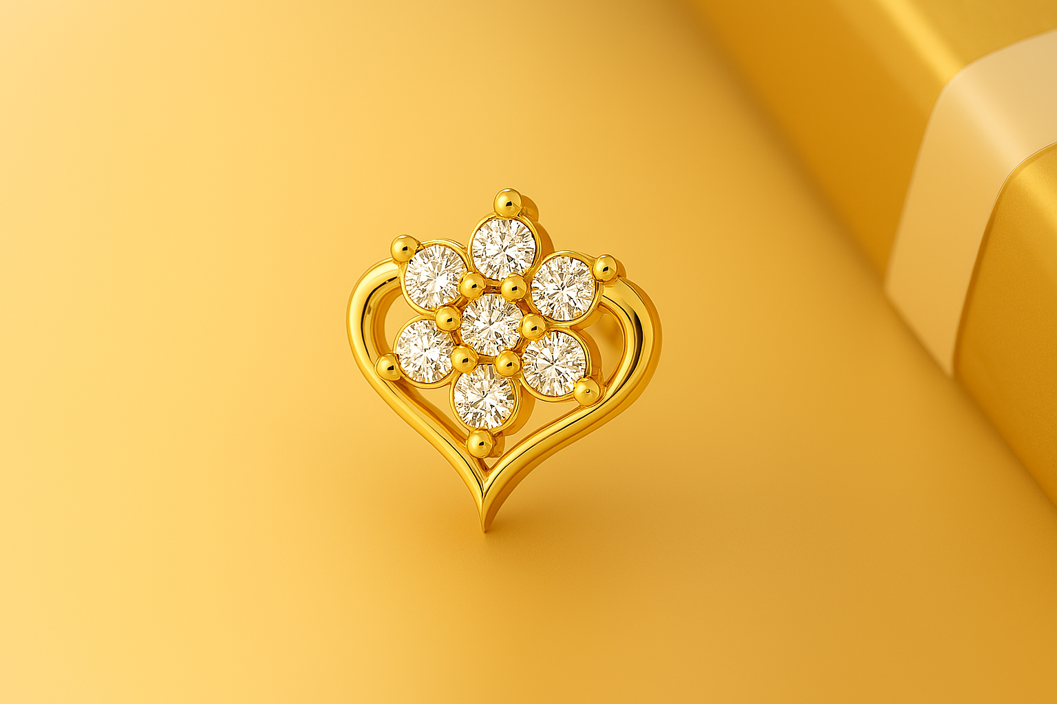 Delicate Wave-Twist 18K Gold Nose Pin