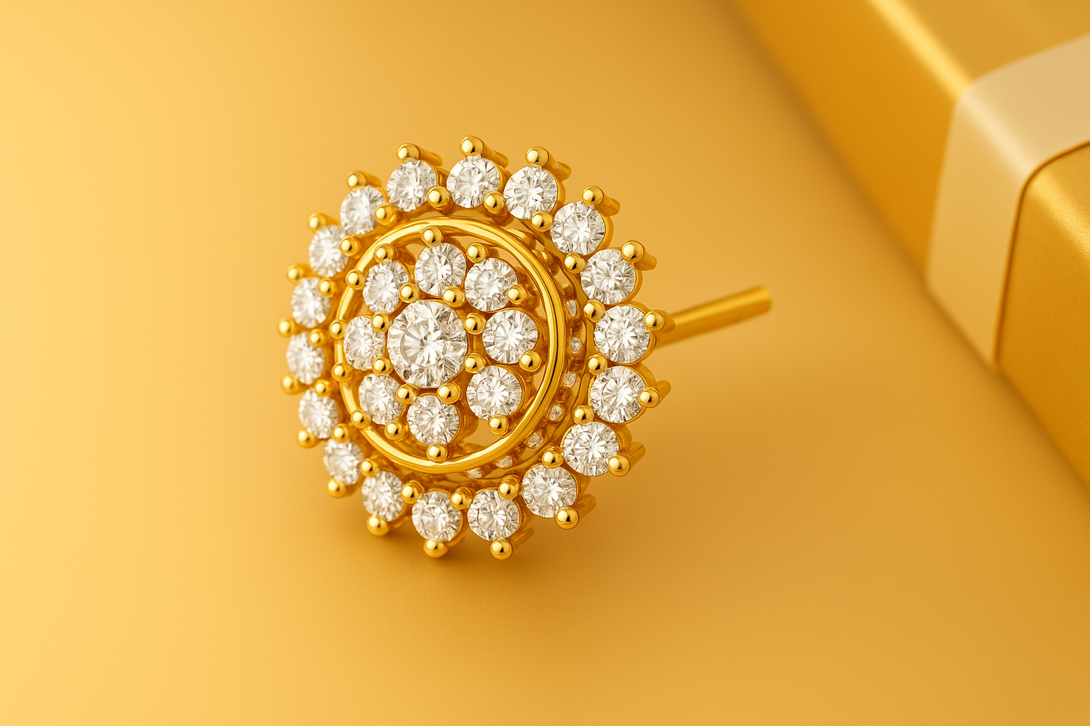 Radiant Halo Cluster Nose Ring