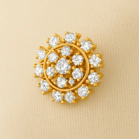 Radiant Halo Cluster Nose Ring