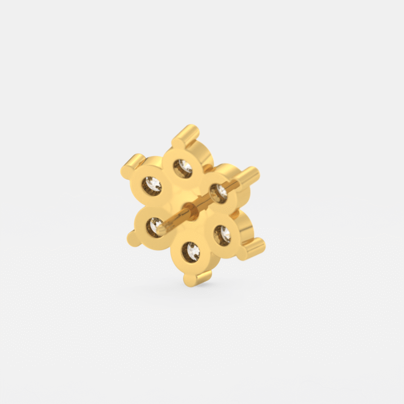 Crystal Bloom Nose Pin - Image 7