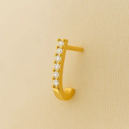 Twilight Curve Diamond Nose Ring