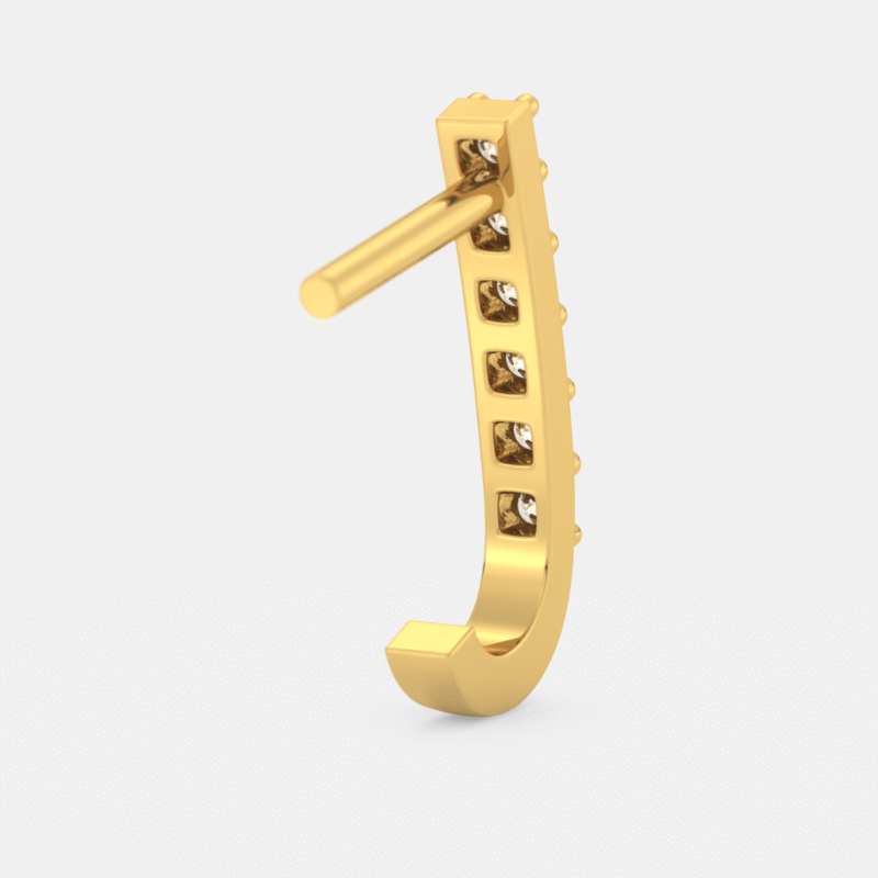 Twilight Curve Diamond Nose Ring - Image 7