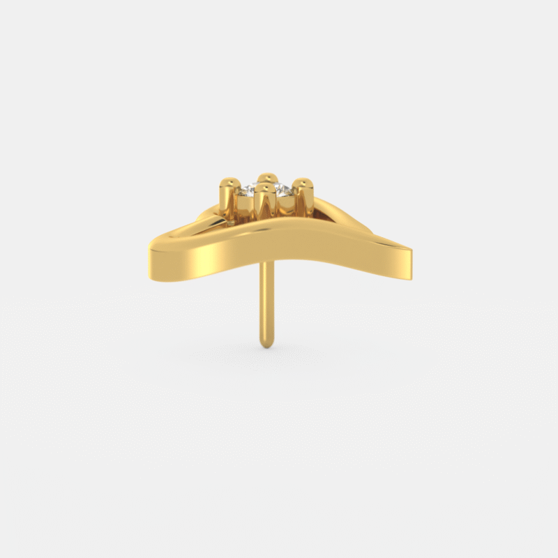 HeartGlow Diamond Nose Pin - Image 6