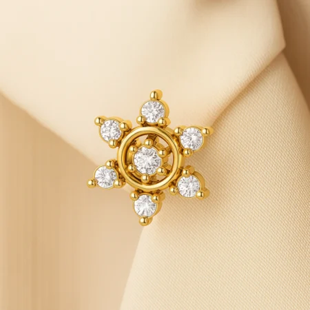 Designer Diamond Nose Pin
