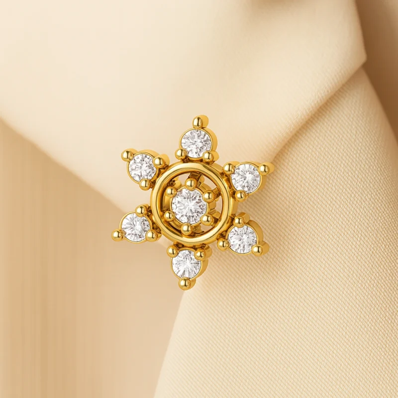 Designer Diamond Nose Pin
