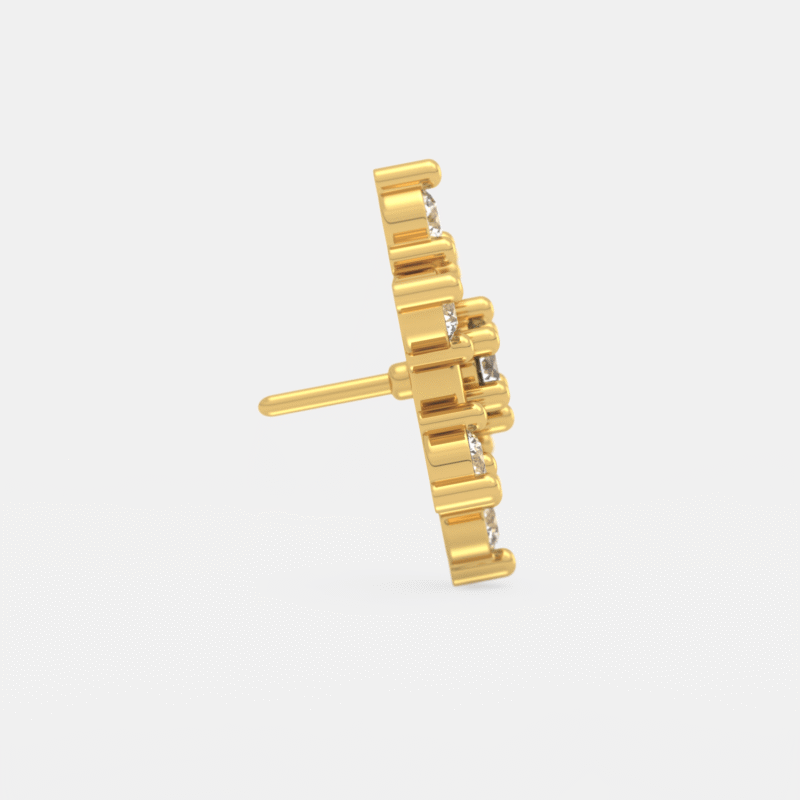 Designer Diamond Nose Pin - Image 4