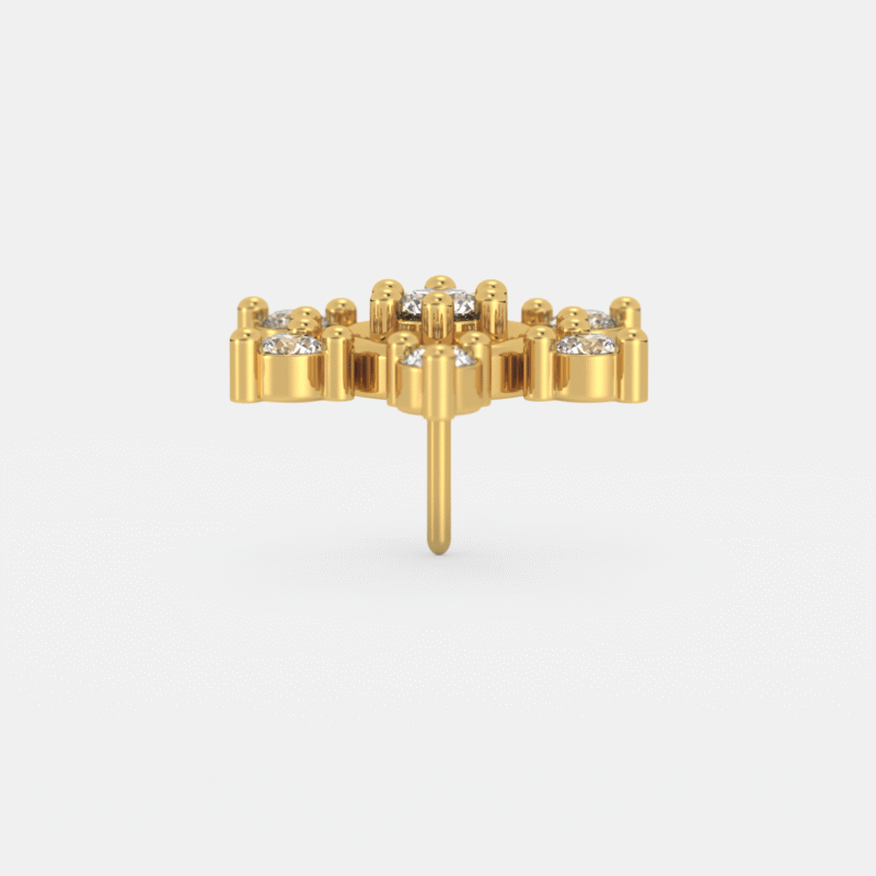 Designer Diamond Nose Pin - Image 7