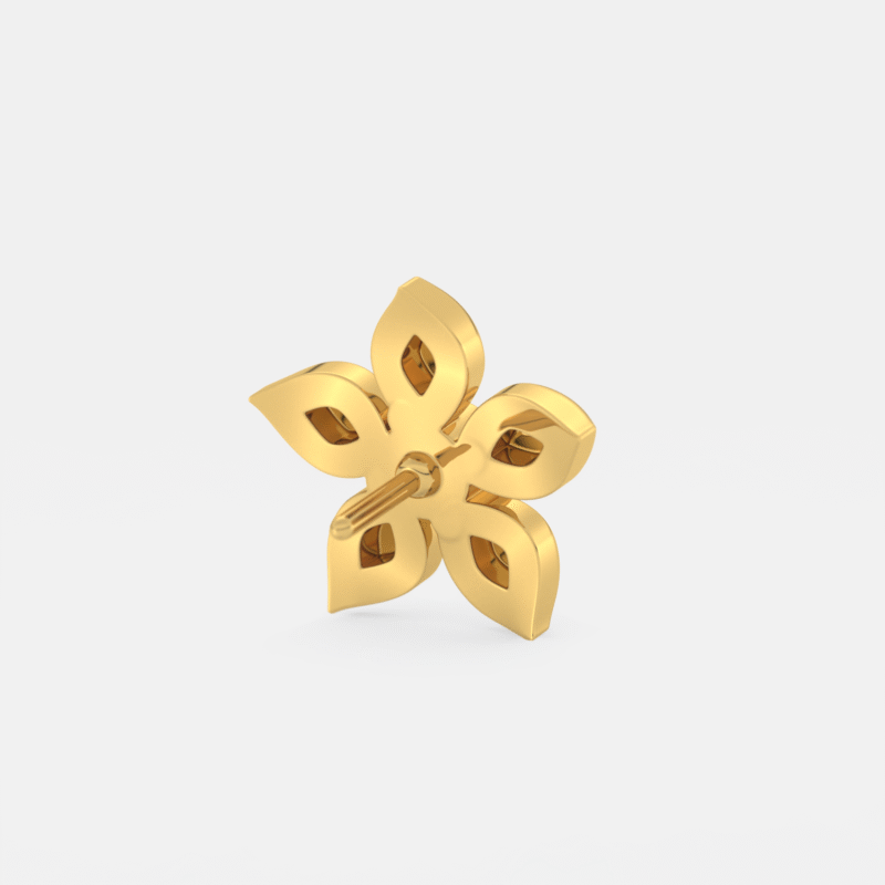 Bloom Whirl Diamond Nose Ring - Image 5