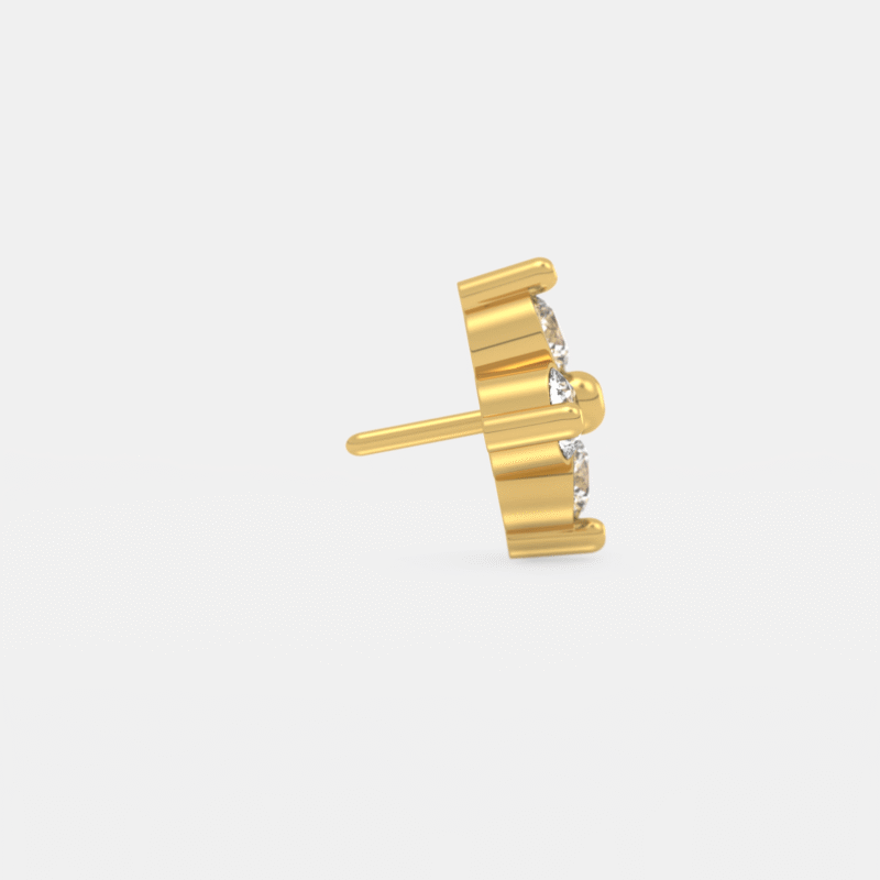 Marquise Drop Nose Ring - Image 5