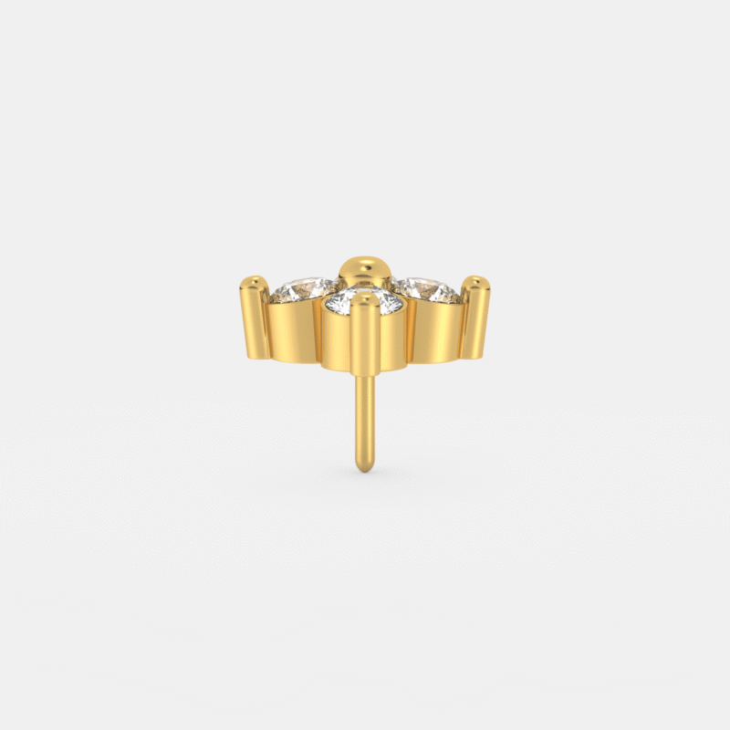 Marquise Drop Nose Ring - Image 2