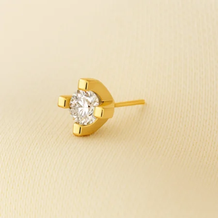 Floral Diamond Nose Ring