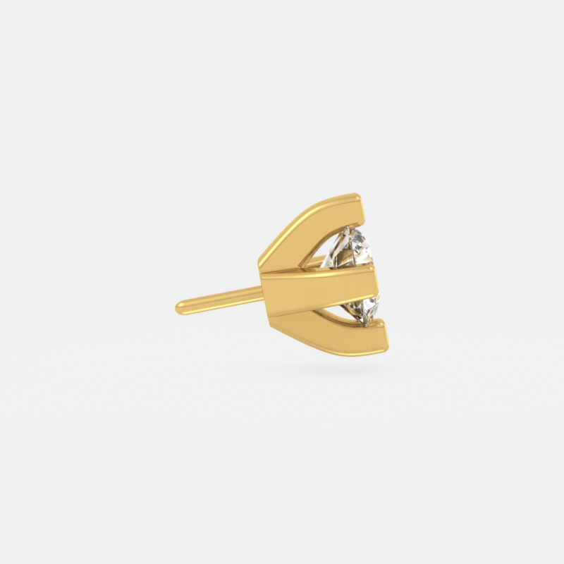 Floral Diamond Nose Ring - Image 4
