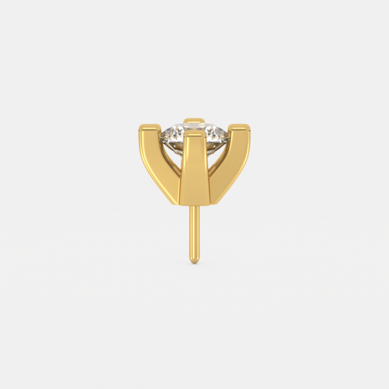 Floral Diamond Nose Ring - Image 7