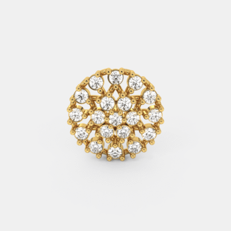 Bold Bloom Diamond Nose Pin