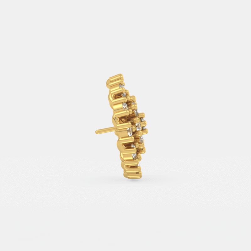Bold Bloom Diamond Nose Pin - Image 4