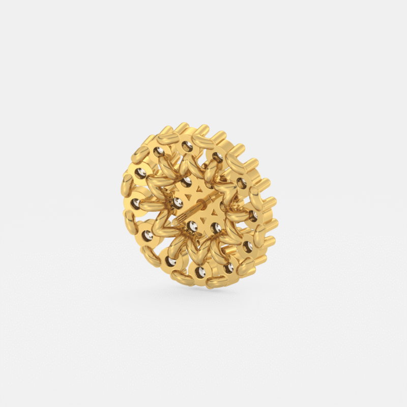 Bold Bloom Diamond Nose Pin - Image 5