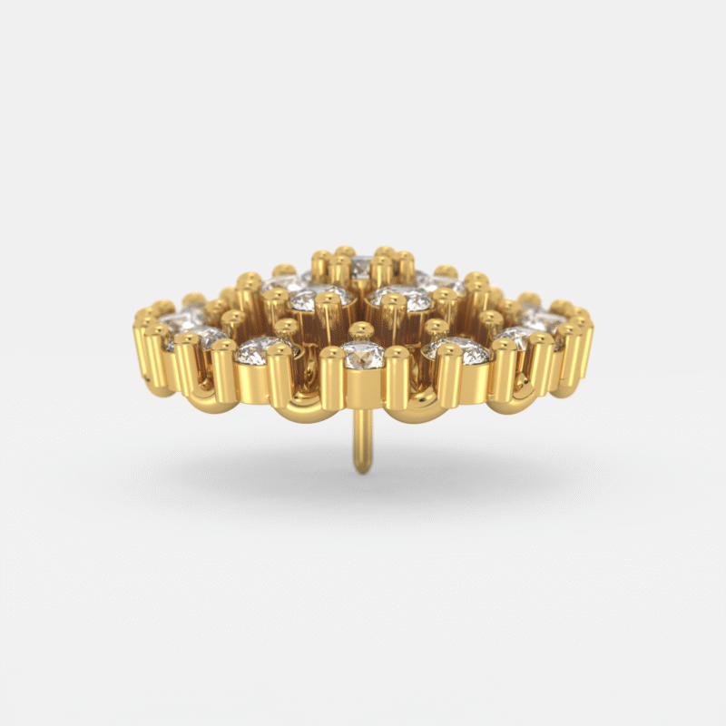 Bold Bloom Diamond Nose Pin - Image 7