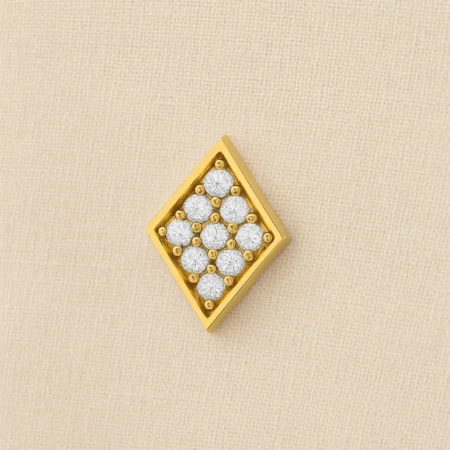 Whirl Dainty Diamond Nose Ring