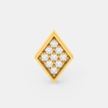 Whirl Dainty Diamond Nose Ring