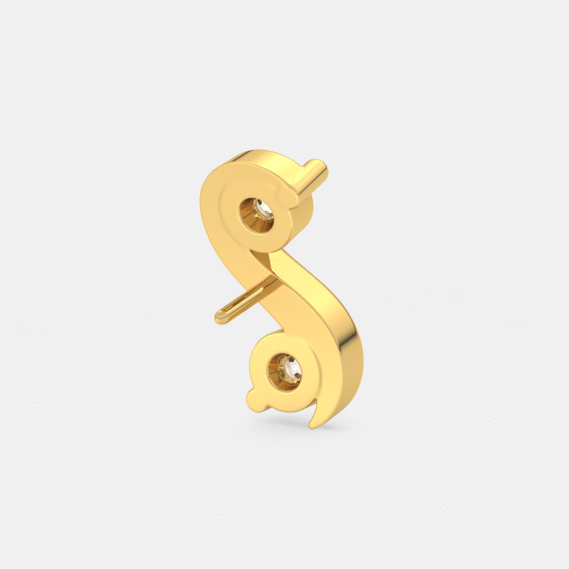 Delicate Halo Diamond Nose Pin - Image 5