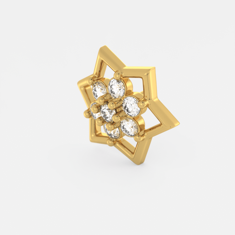 Celestial Diamond Nose Pin - Image 6