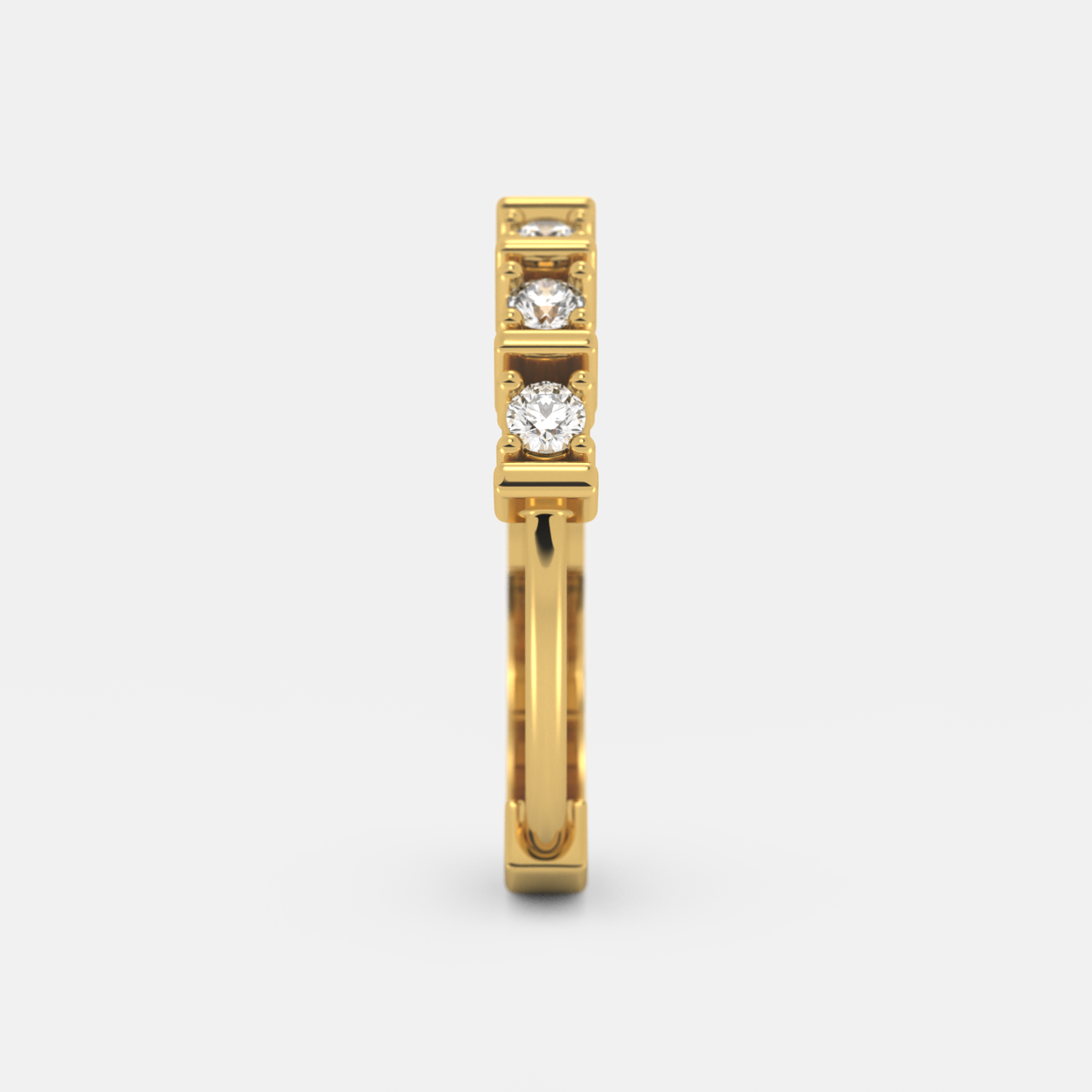 Vertical Diamond Nose Ring - Image 5