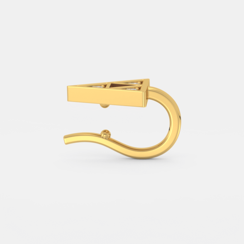 Trigon Sparkle Nose Pin - Image 7