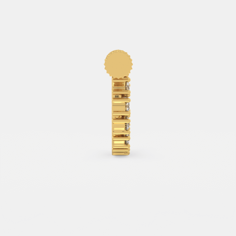 Spiral Diamond Nose Ring - Image 6