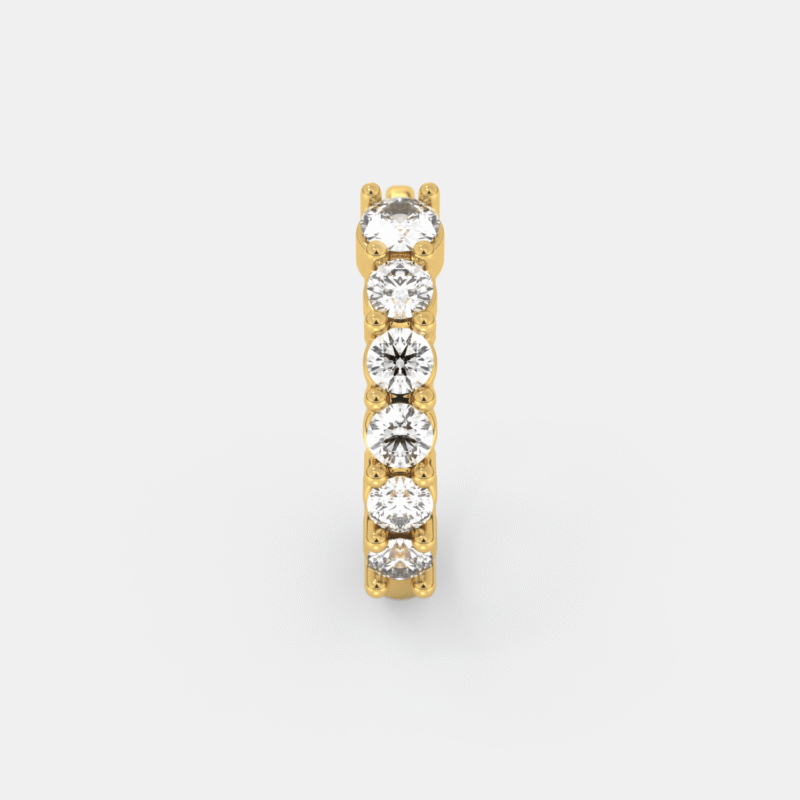 Brilliance Arc Diamond Nose Ring - Image 2