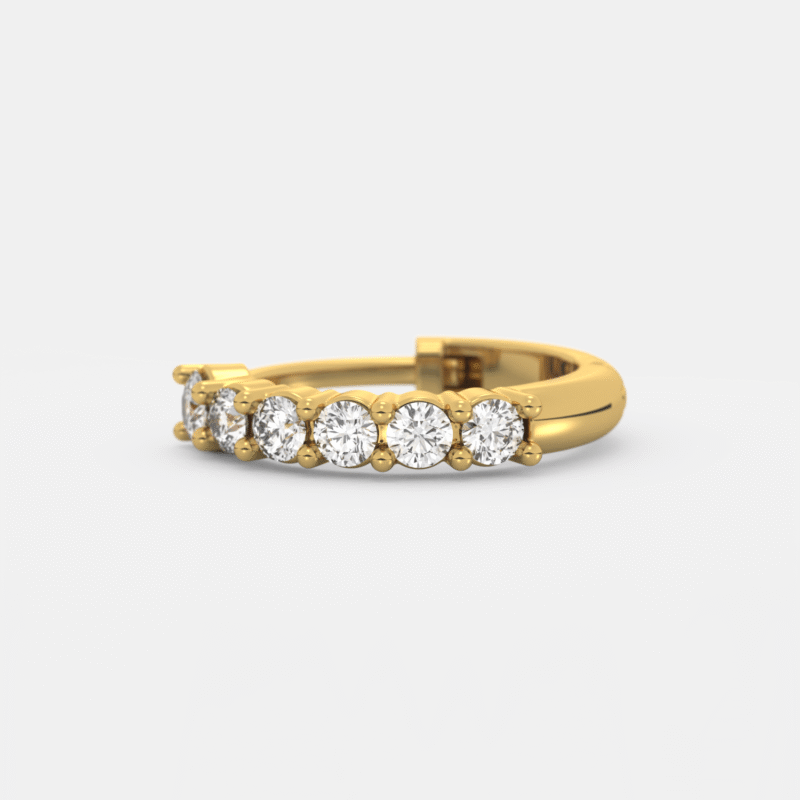 Brilliance Arc Diamond Nose Ring - Image 3