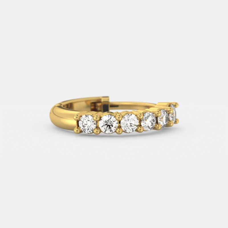 Brilliance Arc Diamond Nose Ring - Image 4