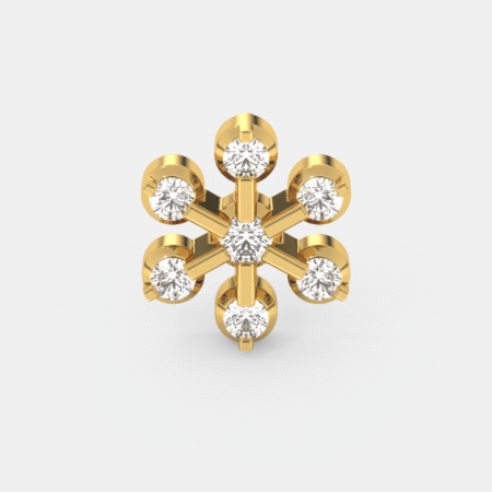 StarFlora Diamond Nose Pin