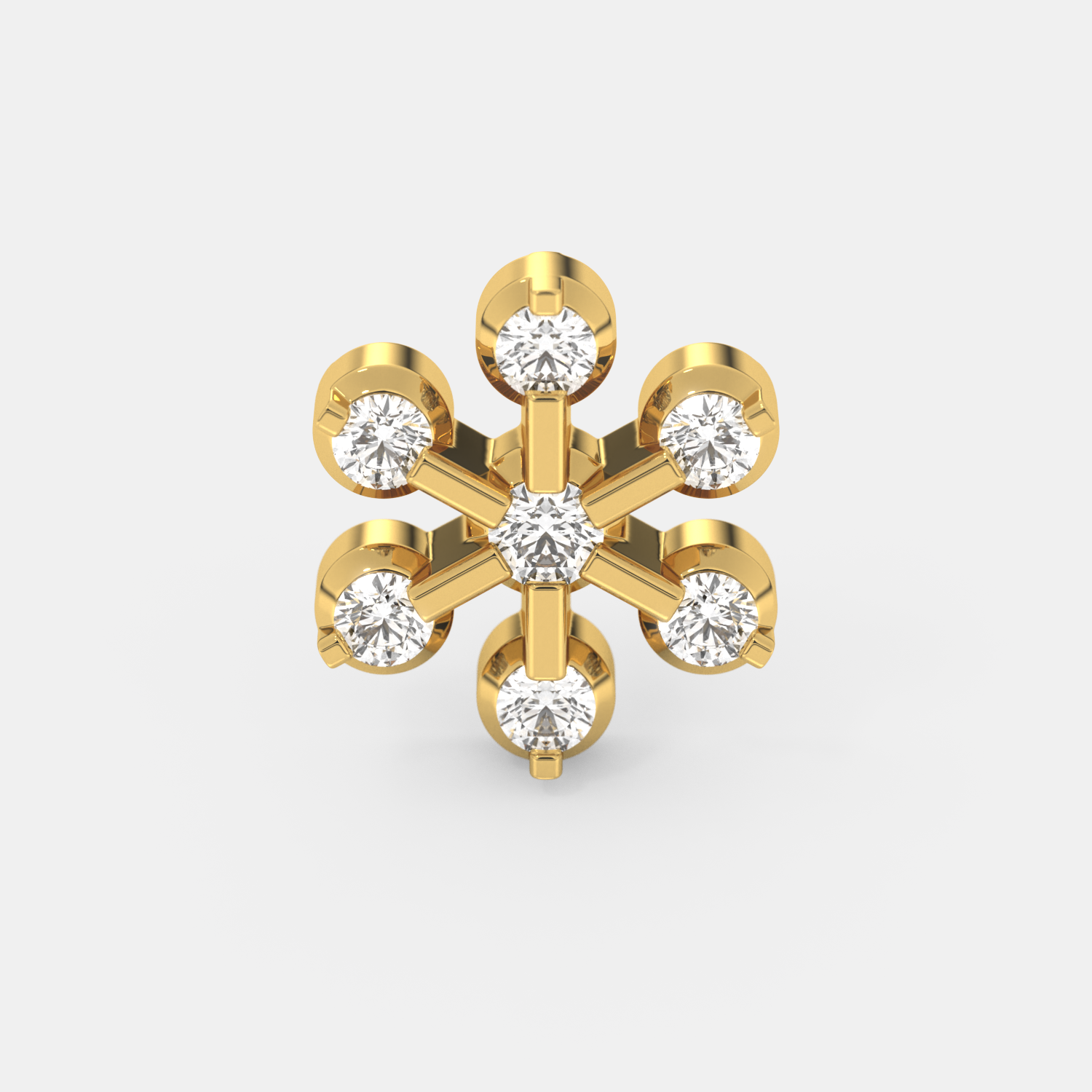 StarFlora Diamond Nose Pin - Image 2
