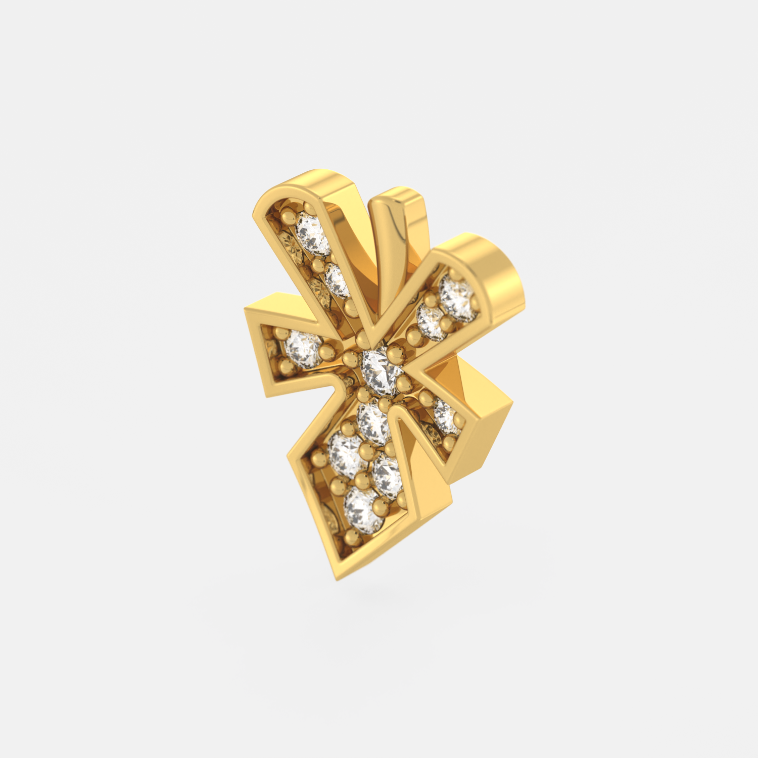 Dazzle Dart Gold Nose Pin - Image 6