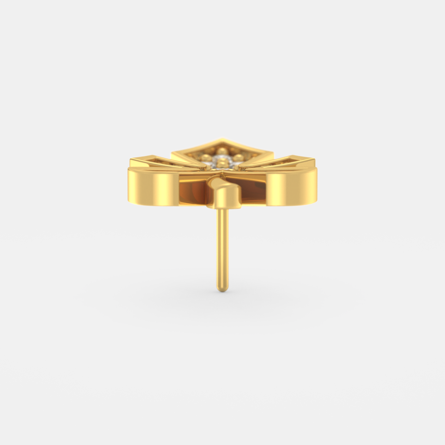 Dazzle Dart Gold Nose Pin - Image 7