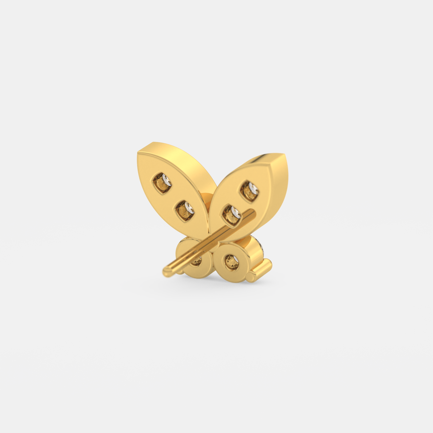 Whimsy Wings Diamond Nose Pin - Image 5