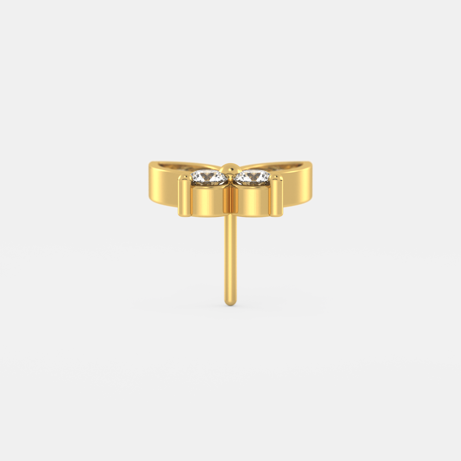 Whimsy Wings Diamond Nose Pin - Image 7