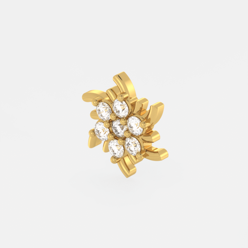 Starlight Diamond Nose Ring - Image 4