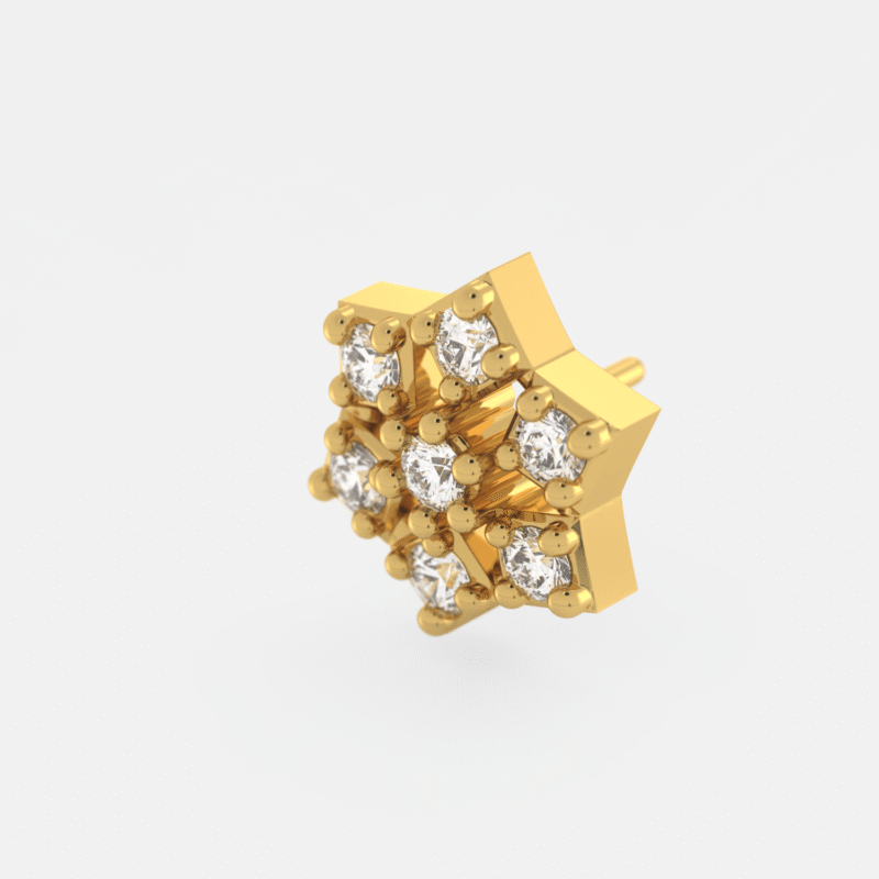 Spark Diamond Nose Ring - Image 6