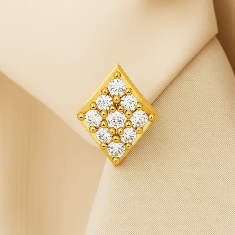 Regalia Rhombus Diamond Nose Pin