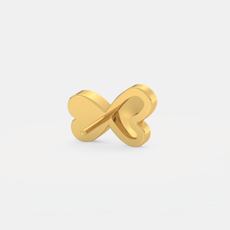 Infinite Grace Heart Nose Pin - Image 5