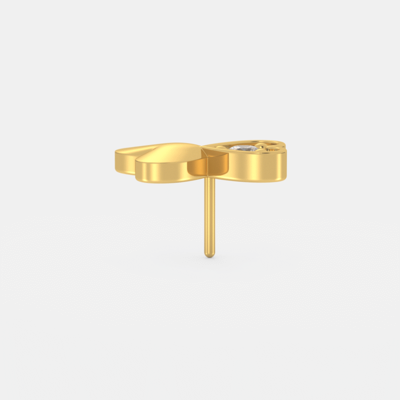 Infinite Grace Heart Nose Pin - Image 7