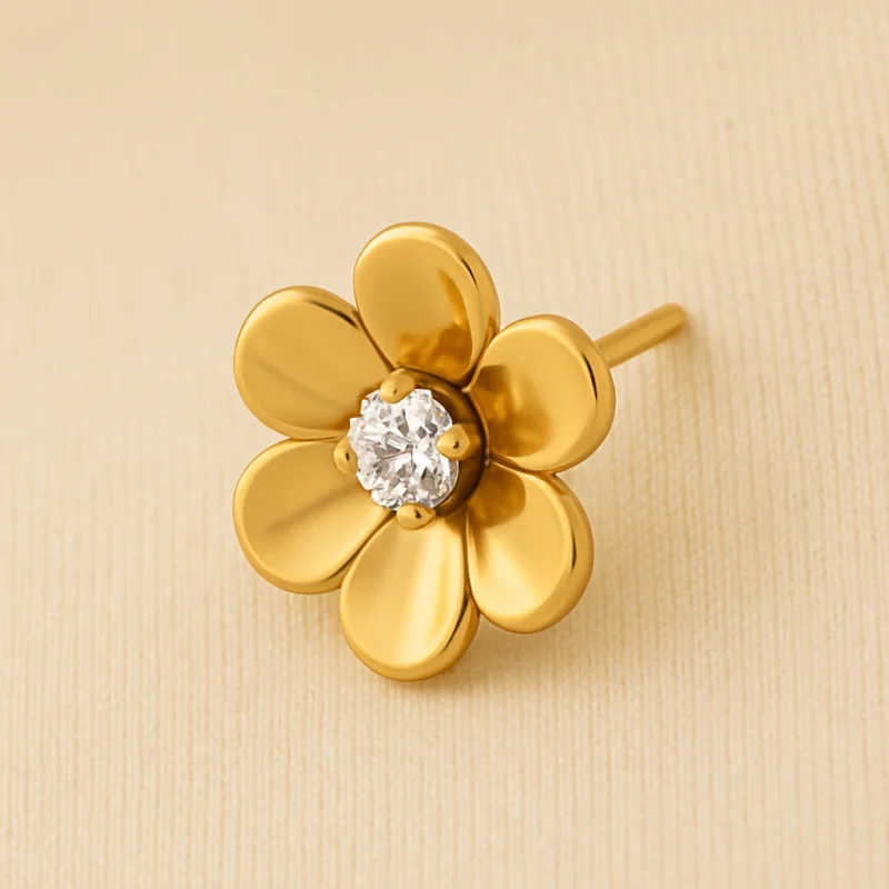 Blossom Diamond Nose Pin
