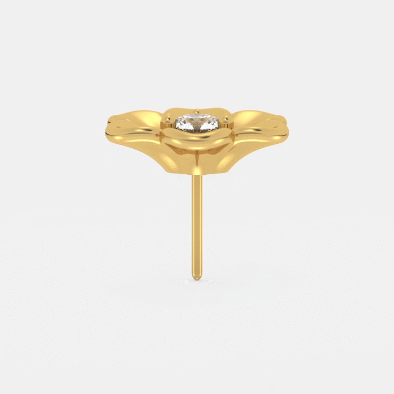 Blossom Diamond Nose Pin - Image 4