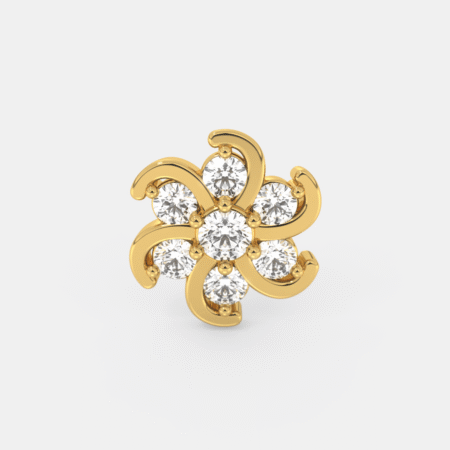 Golden Petal Nose Ring