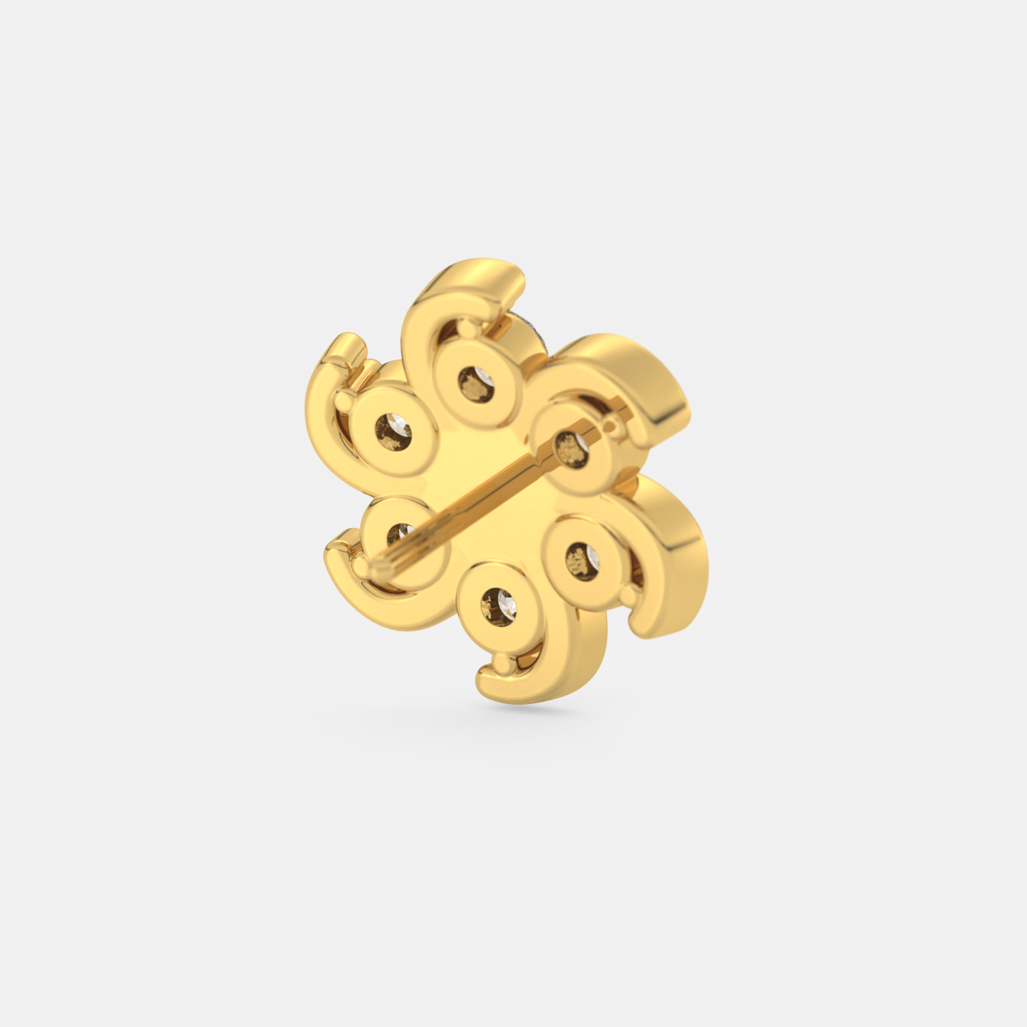 Golden Petal Nose Ring - Image 5