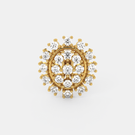 Radiant Halo Cluster Nose Ring