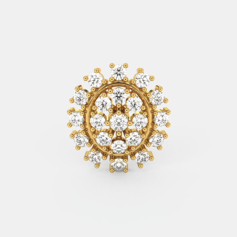 Radiant Halo Cluster Nose Ring - Image 3