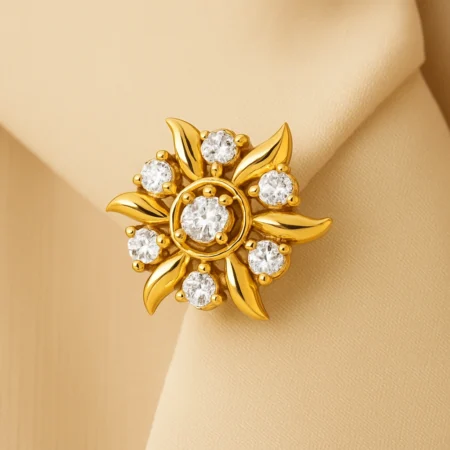 Modern Diamond Nose Pin