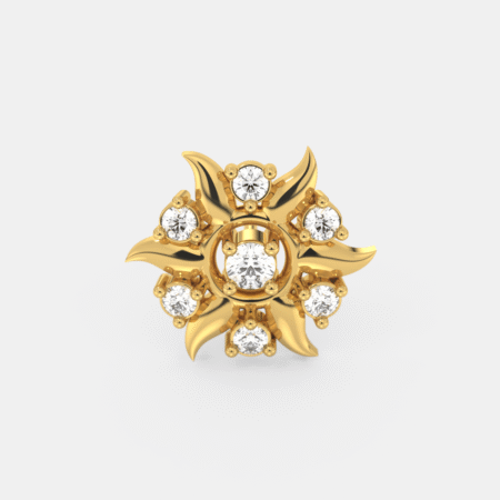 Modern Diamond Nose Pin